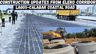 Construction Progress on The Lagos-Calabar Coastal Road | ELEKO To Lekki corridor