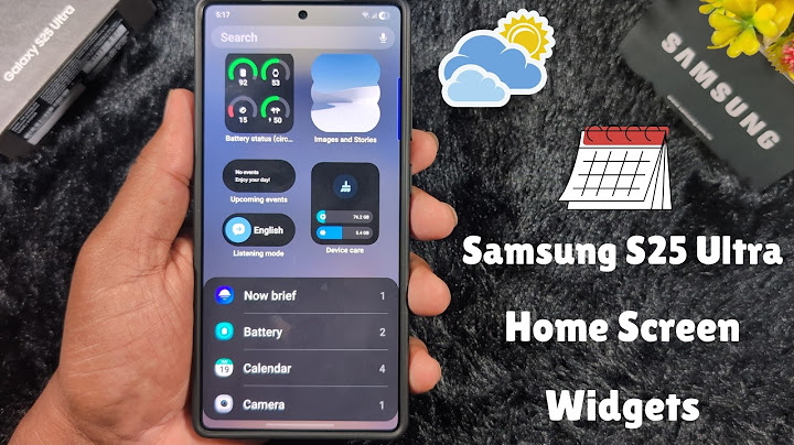 Top 5 Samsung Galaxy S25 Ultra Home Screen Widgets You Need to Know About Today