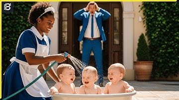 The Billionaire Came Home Unannounced… And Was Shocked to See What the Maid Did With His Triplets