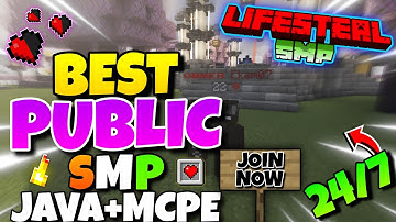 🔥 New Best Public Lifesteal SMP Minecraft 1.21 | Cracked 24/7 Server | Java + PE | Free To Join 🎮