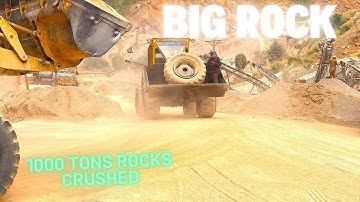 Most Powerful Stone Crushing Machines in Action! 💥 From Huge Rocks to Fine Gravel