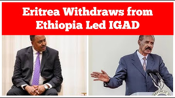 Eritrea Withdraws from IGAD
