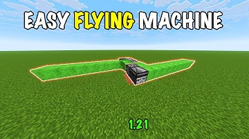 Flying Machine Tutorial in 3 MINUTES! Minecraft Java 1.21.10