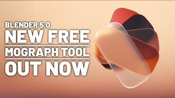 New FREE "Addon" for Blender 5 0 Makes Motion Graphics EASY!