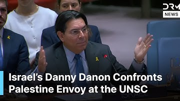 Heated UN Debate: Israeli Envoy Challenges Palestinian Authority Claims | DRM News | AC1F