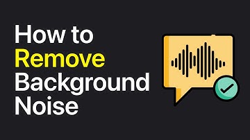How To Remove Background Noise in Video