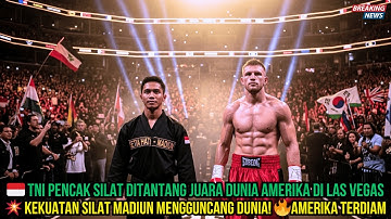 Juara Dunia Amerika Tantang TNI Pencak Silat di Las Vegas! Kesaktian Jurus Madiun Buat Dunia Terdiam
