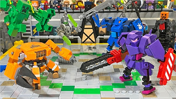 LEGO Robot Battle Arena (My Son And I Built Together !)