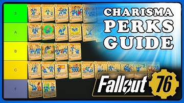 Fallout 76: Perkopedia - Charisma - Tier List and All Perks Explained. Detailed Guide.