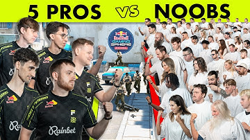 How Many Noobs to beat CS2 PRO team