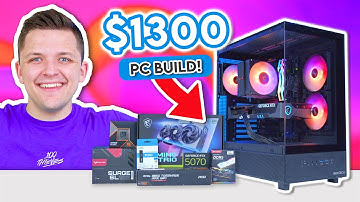 Best $1300 Gaming PC Build 2025! 👀 [Full Build Guide w/ Benchmarks]
