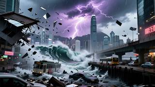 SUPER TYPHOON RAGASA! The most powerful and destructive on this year hit China and Taiwan