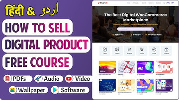 Hindi - How to Make a FREE Digital Downloadable Products Selling eCommerce Website with WordPress