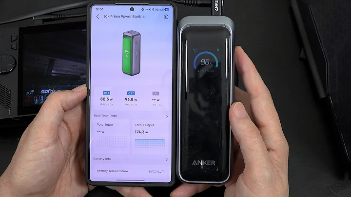 Anker Prime Power Bank, 20,100mAh 3-Port Portable Charger with 220W Max Output