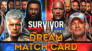 WWE Survivor Series 2025 - Dream Match Card | Bevelock