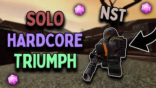 Solo Hardcore Triumph Without Special Towers | NST | TDS Tower Defense Simulator