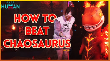 How to Beat Chaosaurus Arena Easily! - Once Human Deviation Secure, Capture, Preserve