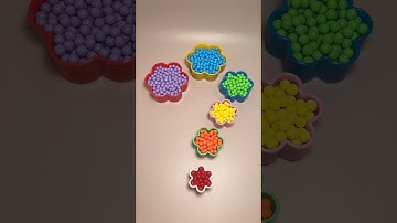 Incredible ASMR Falling Beads Balls Oddly Satisfying Reverse Video #marblerunbb #marblerun #asmr