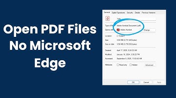 How to stop pdf files from opening in Microsoft Edge