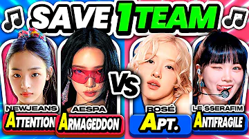 2 SONGS vs 2 SONGS: from A to Z ✨ Save One, Drop One - KPOP GAME 2024