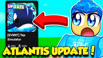 I Hatched INSANE ATLANTIS PETS In Tap Simulator NEW UPDATE!!