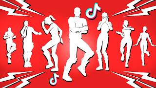 Top 25 Popular TikTok Dances & Emotes in Fortnite! (Steady, Hit it, Pull Up)