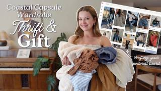THRIFT   GIFT | a coastal capsule wardrobe for a young beachy mom - thrifting your pinterest!