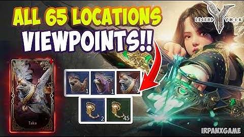 Akhirnya Lengkap!! Semua Lokasi 65 Viewpoints - Legend of Ymir