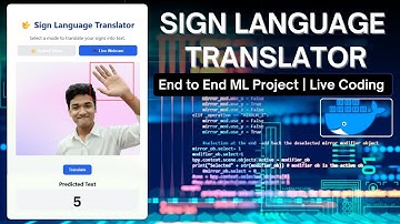 How I Built a 🤟 Sign Language to Text Translator 🔥 | Computer Vision +  Machine Learning Project