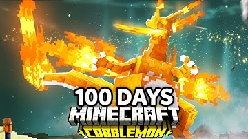 I Spent 100 Days as GIGANTIMAX TRAINER Pokémon Minecraft VS. my Rival! (Duos Cobblemon)