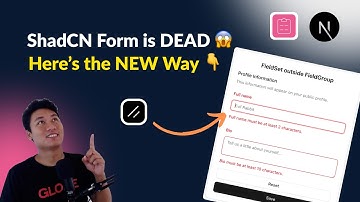 Stop Using Form from ShadCN! The NEW Field Component Explained (React Hook Form + Zod)