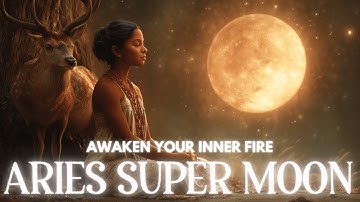 Oktober Super Volle Maan Meditatie 2025 I Maan in Ram I Jagermaan I Meest Krachtige Volle Maan ♈️