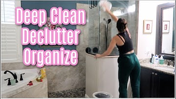 Realistic Deep Clean + Declutter + Organize 2025 | Bathroom, Closet & Bedroom Reset & Whole House!