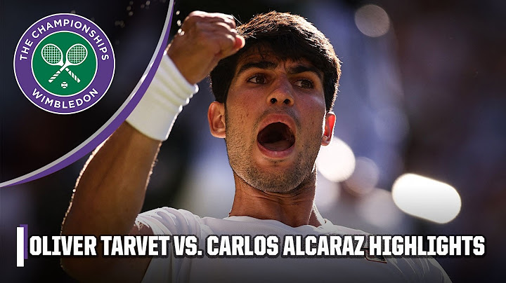 Carlos Alcaraz BOUNCEBACK 🔥 Alcaraz vs. Tarvet Round 2 HIGHLIGHTS 👏 | 2025 Wimbledon