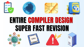 ENTIRE Compiler Design SUPER FAST Revision in 25MINS!