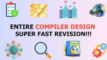 ENTIRE Compiler Design SUPER FAST Revision in 25MINS!