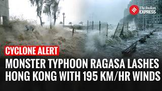 Typhoon Ragasa Slams Hong Kong Hard: 195 kph Winds, Flooded Streets, Panic Buying |Hong Kong Typhoon