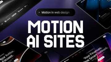 How to build high-end Motion sites with AI