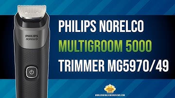 Philips Norelco Multigroom 5000 Trimmer MG5970/49 - Review (Unboxing, Overview & Test) ✂️💈💇‍♂️👃🧔
