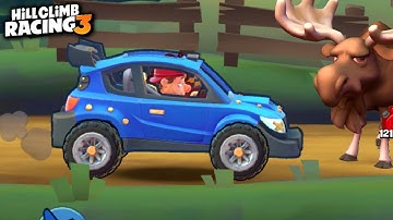 Hill Climb Racing 3 - New Map FOREST Walkthough Car Game Android GamePlay