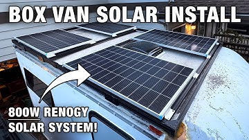 How to Install Renogy Solar Panels On Your Van! | Full Roof Layout + Wiring Guide