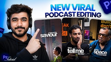 Viral Podcast Reel Editing in Premiere Pro | Minimal Text Animation Tutorial