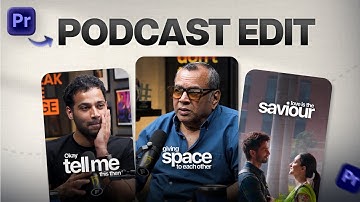 Viral Podcast Reel Editing in Premiere Pro | Minimal Text Animation Tutorial