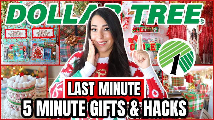 *BEST* Dollar Tree Last Minute Christmas Hacks & Gift Ideas (everyone will be love!)