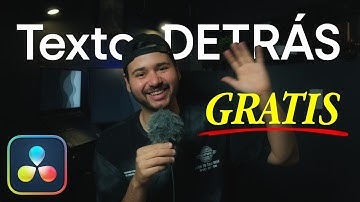 Cómo poner texto detrás de personas en DaVinci Resolve GRATUITO