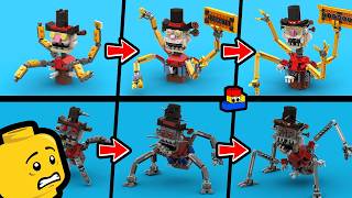 LEGO FNAF: Building Big Top Normal and BUSTED (Noob / Pro / Hacker) - Secrets of the Mimic