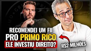 PRIMO RICO INVESTIU R$2 MILHÕES NO RBVA11 - LOUCO OU GÊNIO?