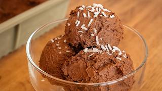 5-Minute Coconut Chocolate Ice Cream | No Eggs, No Machine, So Creamy!