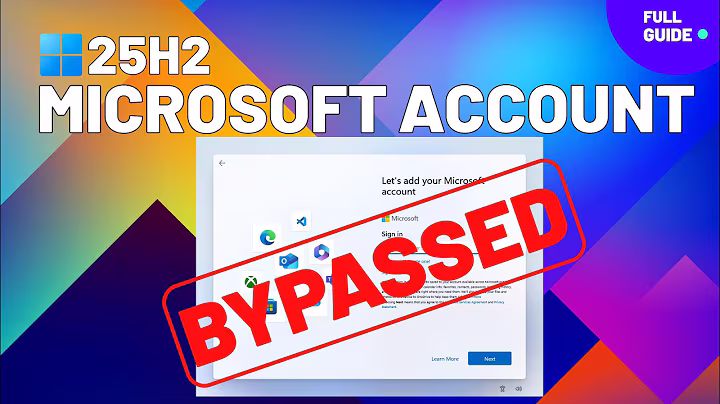 Windows 11 25H2: Bypass Microsoft Account – New Methods