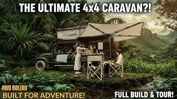 THE ULTIMATE 4x4 CARAVAN?!🔥Full Build & Tour! Bolero Caravan Reisender ROGUE by Motorhome Adventures